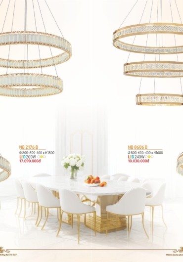 CATALOGUE NAM LONG ĐÈN THẢ, QUẠT NGỦ - 2025