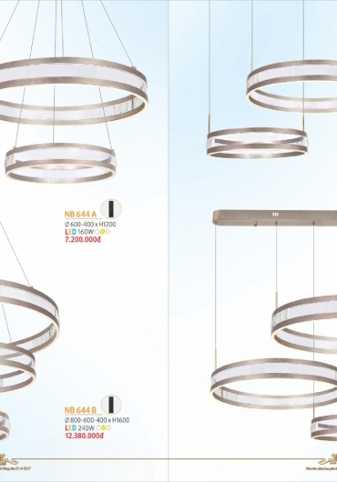 CATALOGUE NAM LONG ĐÈN THẢ, QUẠT NGỦ - 2025