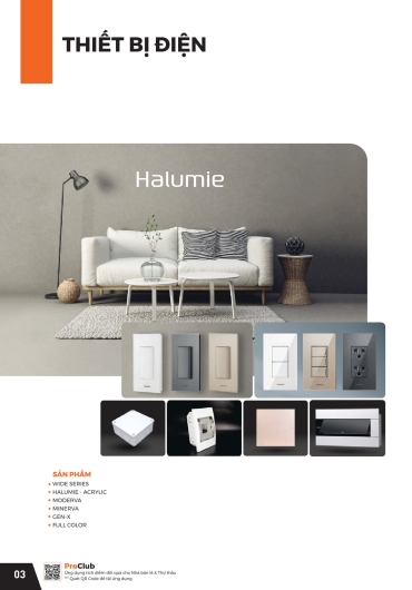 CATALOGUE THIẾT BỊ ĐIỆN PANASONIC - 2025