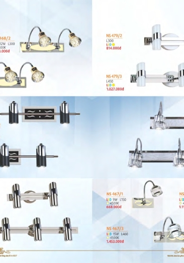 CATALOGUE NAM LONG ĐÈN VÁCH, GƯƠNG, MÂM, VƯỜN - 2025
