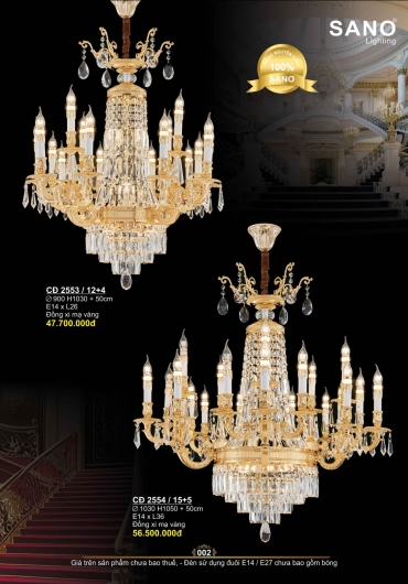 CATALOGUE ĐÈN TRANG TRÍ SANO - 2025