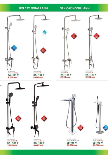 CATALOGUE THIẾT BỊ VỆ SINH KAFINA