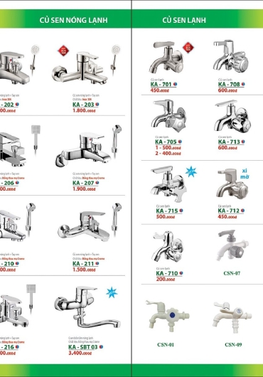 CATALOGUE THIẾT BỊ VỆ SINH KAFINA