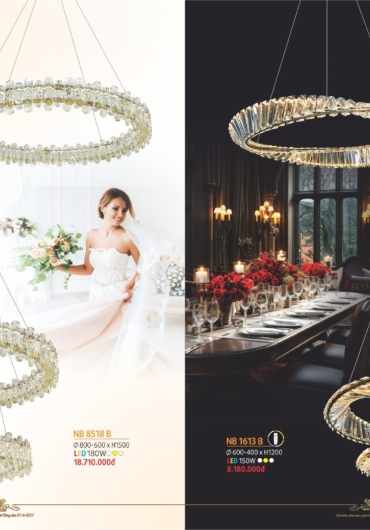 CATALOGUE NAM LONG ĐÈN THẢ, QUẠT NGỦ - 2025
