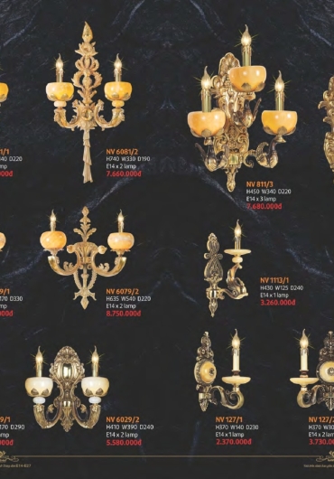 CATALOGUE NAM LONG ĐÈN VÁCH, GƯƠNG, MÂM, VƯỜN - 2025