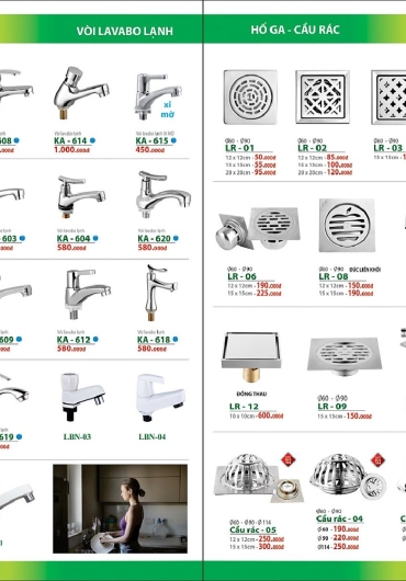 CATALOGUE THIẾT BỊ VỆ SINH KAFINA