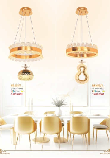CATALOGUE NAM LONG ĐÈN THẢ, QUẠT NGỦ - 2025