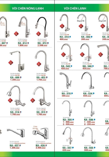 CATALOGUE THIẾT BỊ VỆ SINH KAFINA