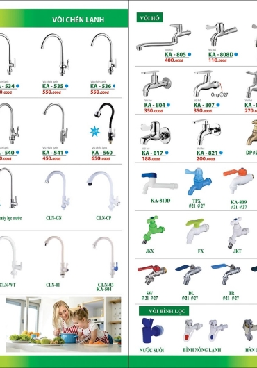 CATALOGUE THIẾT BỊ VỆ SINH KAFINA