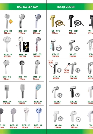 CATALOGUE THIẾT BỊ VỆ SINH KAFINA