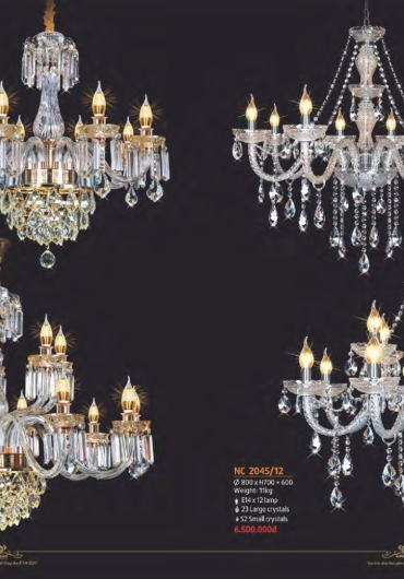 CATALOGUE NAM LONG CHÙM NẾN, MÂM LED - 2025