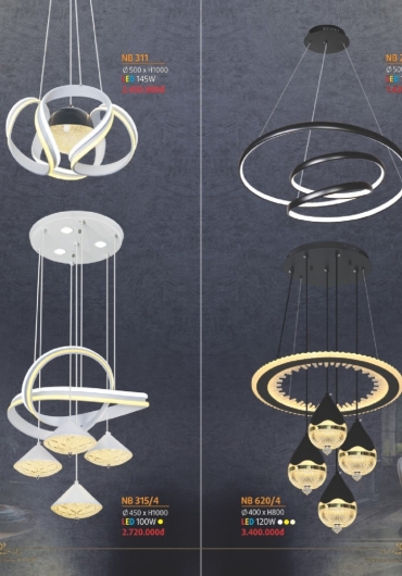 CATALOGUE NAM LONG ĐÈN THẢ, QUẠT NGỦ - 2025