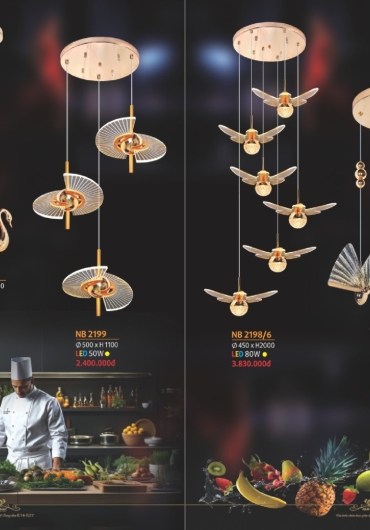 CATALOGUE NAM LONG ĐÈN THẢ, QUẠT NGỦ - 2025
