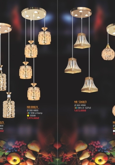CATALOGUE NAM LONG ĐÈN THẢ, QUẠT NGỦ - 2025