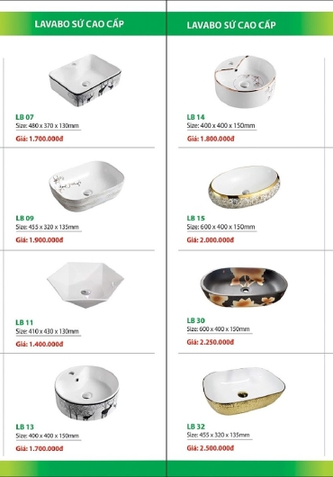 CATALOGUE THIẾT BỊ VỆ SINH KAFINA