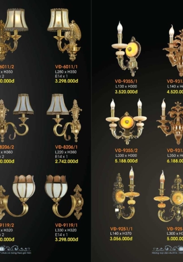 CATALOGUE ĐÈN TRANG TRÍ VERONA - 2025