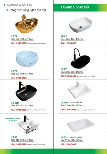 CATALOGUE THIẾT BỊ VỆ SINH KAFINA