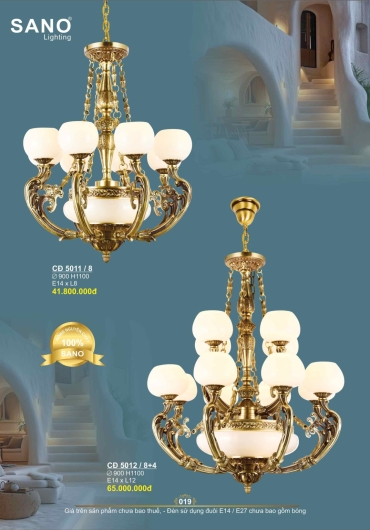 CATALOGUE ĐÈN TRANG TRÍ SANO - 2025