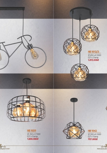 CATALOGUE NAM LONG ĐÈN THẢ, QUẠT NGỦ - 2025