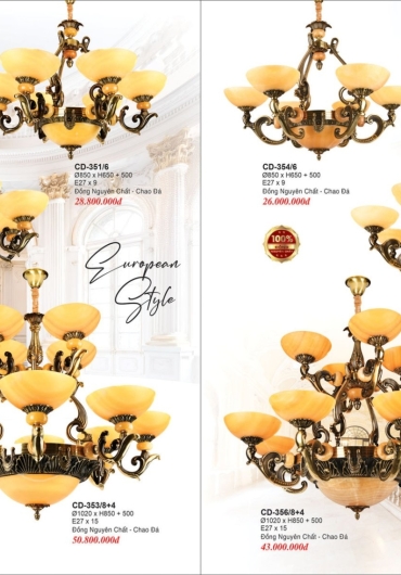 CATALOGUE ĐÈN TRANG TRÍ EUROTO - 2025