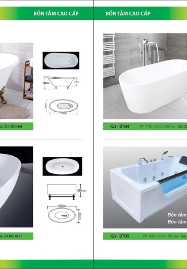 CATALOGUE THIẾT BỊ VỆ SINH KAFINA