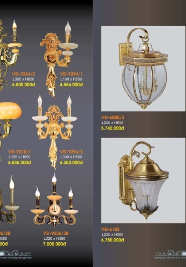 CATALOGUE ĐÈN TRANG TRÍ VERONA - 2025