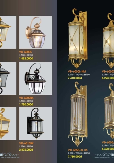 CATALOGUE ĐÈN TRANG TRÍ VERONA - 2025