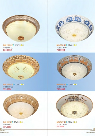 CATALOGUE NAM LONG ĐÈN VÁCH, GƯƠNG, MÂM, VƯỜN - 2025