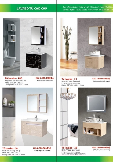 CATALOGUE THIẾT BỊ VỆ SINH KAFINA
