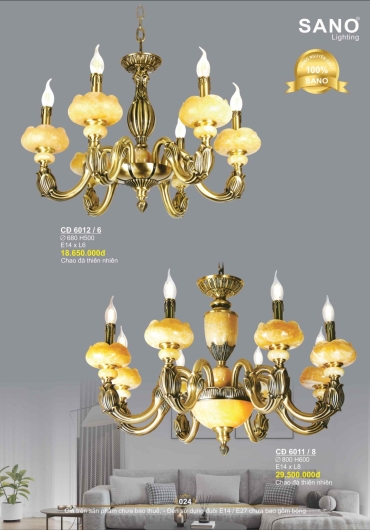 CATALOGUE ĐÈN TRANG TRÍ SANO - 2025
