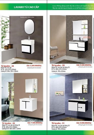 CATALOGUE THIẾT BỊ VỆ SINH KAFINA