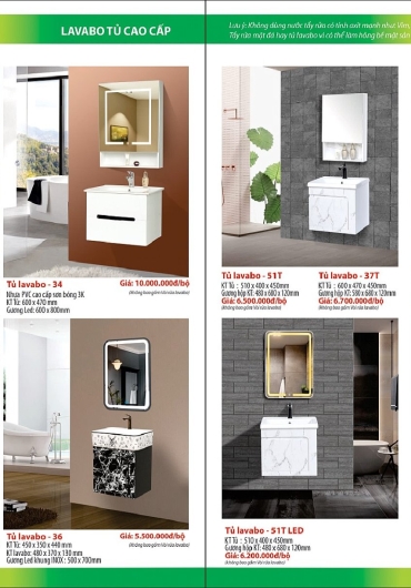 CATALOGUE THIẾT BỊ VỆ SINH KAFINA