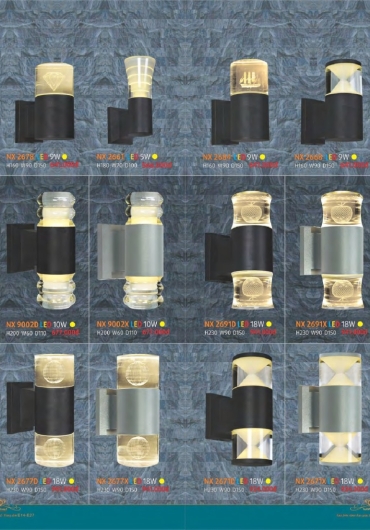 CATALOGUE NAM LONG ĐÈN VÁCH, GƯƠNG, MÂM, VƯỜN - 2025