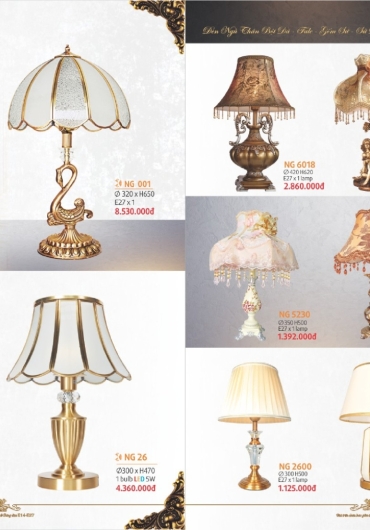 CATALOGUE NAM LONG ĐÈN THẢ, QUẠT NGỦ - 2025