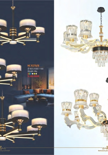 CATALOGUE NAM LONG CHÙM NẾN, MÂM LED - 2025