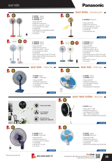 CATALOGUE THIẾT BỊ ĐIỆN PANASONIC - 2025