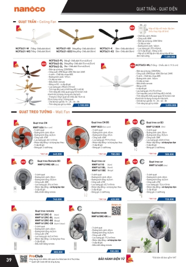 CATALOGUE THIẾT BỊ ĐIỆN PANASONIC - 2025