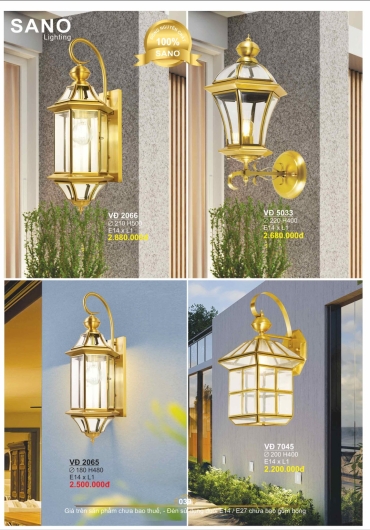 CATALOGUE ĐÈN TRANG TRÍ SANO - 2025