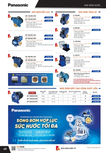 CATALOGUE THIẾT BỊ ĐIỆN PANASONIC - 2025