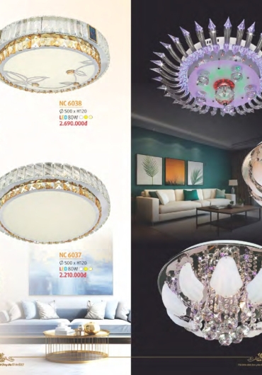 CATALOGUE NAM LONG CHÙM NẾN, MÂM LED - 2025