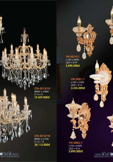 CATALOGUE ĐÈN TRANG TRÍ VERONA - 2025