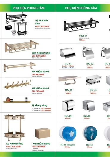 CATALOGUE THIẾT BỊ VỆ SINH KAFINA