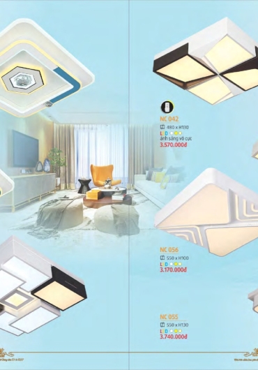 CATALOGUE NAM LONG CHÙM NẾN, MÂM LED - 2025