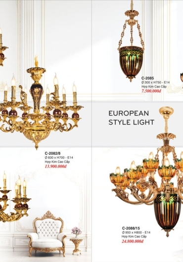 CATALOGUE ĐÈN TRANG TRÍ EUROTO - 2025
