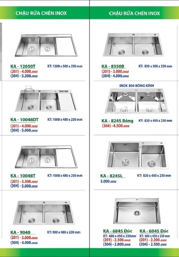 CATALOGUE THIẾT BỊ VỆ SINH KAFINA