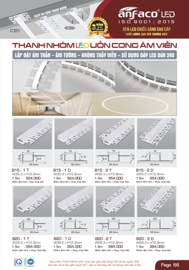 CATALOGUE ĐÈN TRANG TRÍ ANFACO - 2025