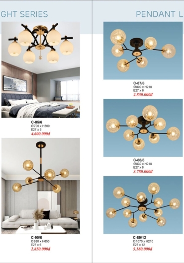 CATALOGUE ĐÈN TRANG TRÍ EUROTO - 2025