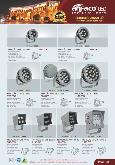 CATALOGUE ĐÈN TRANG TRÍ ANFACO - 2025