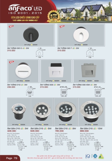 CATALOGUE ĐÈN TRANG TRÍ ANFACO - 2025