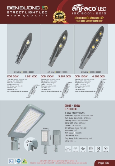 CATALOGUE ĐÈN TRANG TRÍ ANFACO - 2025